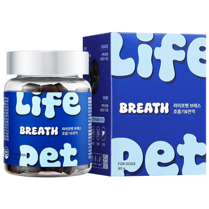 라이프펫 반려동물 강아지 영양제 기관지협착증 간 케어
