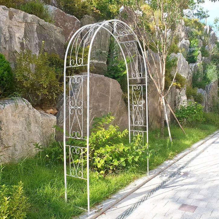 21세기트랜드 가든아치하트대형 화이트, 화이트