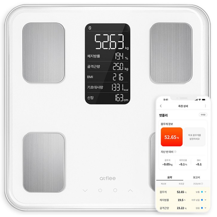 앳플리 TX 더블 스마트 인바디 체중계