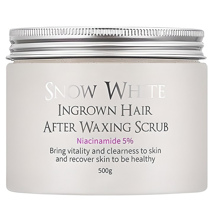 뷰티레시피 스노우화이트 인그로운헤어 에프터 왁싱 스크럽, 500g, 1개