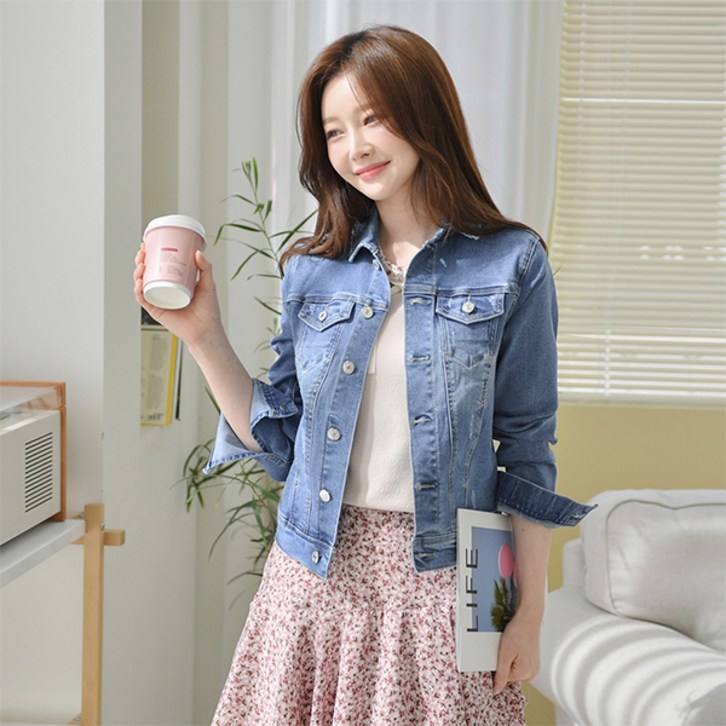 마이더스비 밀드 데일리 스판 청자켓 마이더스비 밀드 데일리 스판 청자켓