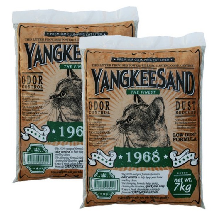 양키샌드 고양이모래 1968허브 7kg 2포 11203413