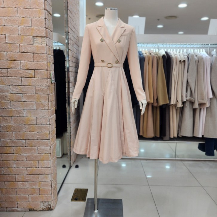 JJ지고트 더블 재킷 스타일 훌 원피스 출근룩 오피스룩 상견례룩 데이트룩