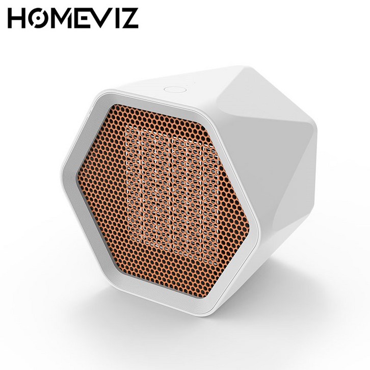 HOMEVIZ NF-1 캠핑 사무실 PTC 미니온풍기 미니 팬히터, 하얀