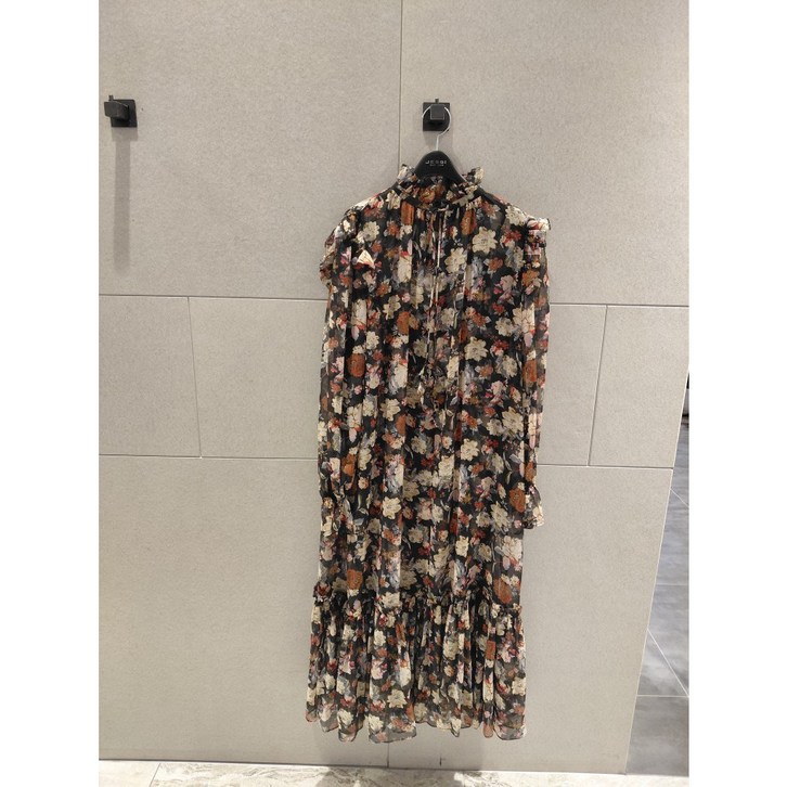 제시뉴욕 신구로점 플라워 시폰 롱원피스 JD85NSOP6530