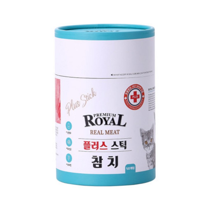 프리미엄 로얄 플러스 스틱 50p 6종 고양이간식 츄르, 1개, 10g
