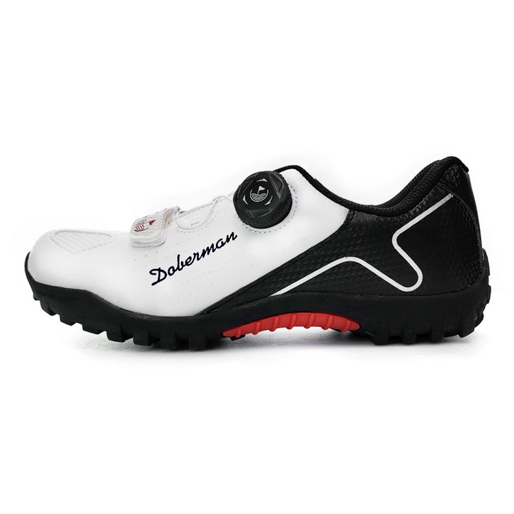 도베르만 국산 평페달 자전거신발, 블랙블랙, 245