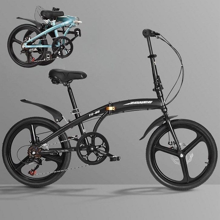 시에모 최신형 미니벨로 완조립 알루미늄 경량 접이식 폴딩 자전거 20인치 - 쇼핑뉴스