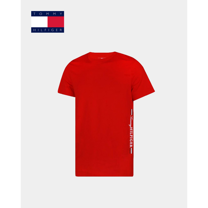 USA정품국내배송 타미힐피거 반팔 티셔츠 남여공용 사이드 레터링 남성반팔 여성반팔  09T4313