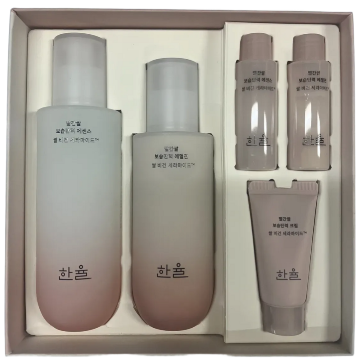 한율 빨간쌀 보습탄력 에센스 에멀젼 2종 세트