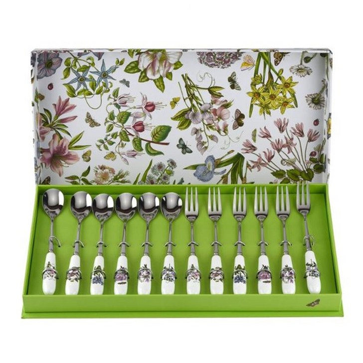포트메리온 보타닉가든 티스푼  디저트 포크 12p 세트, 1세트