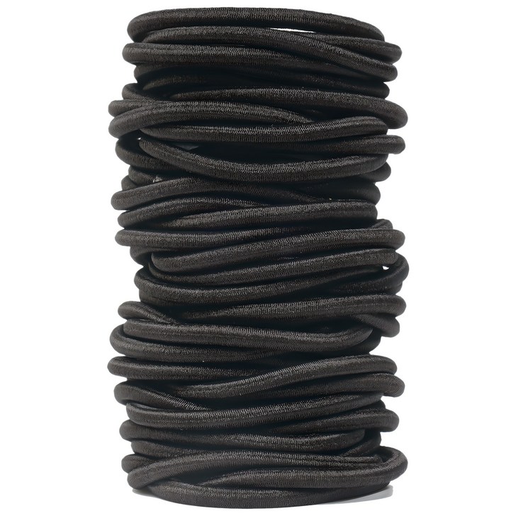 천사소녀 여성용 엘라스틱 무지 머리끈