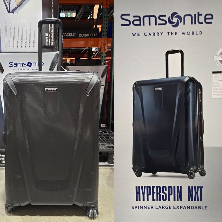 코스트코 쌤소나이트 하이퍼스핀 캐리어 블랙블루 화물용 29인치 73cmTSA확장