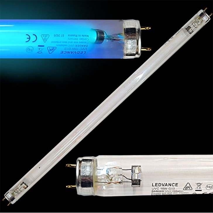 LEDVANCE 15W 살균램프 G15T8AN 15W UVC 자외선 2개 LEDVANCE 15W 살균램프 G15T8AN 15W UVC 자외선 2개