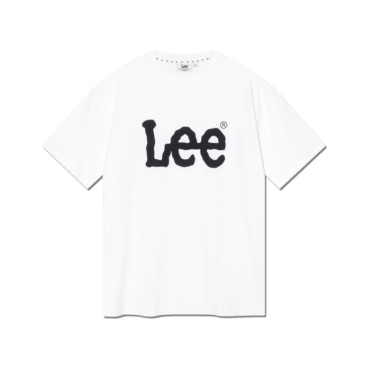 백화점정품 LEE 리 빅 트위치 로고 티셔츠, 학생티셔츠, 남녀공용 반팔티셔츠