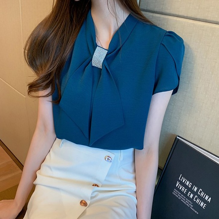 루나걸 디벨 리본 블라우스 루나걸 디벨 리본 블라우스