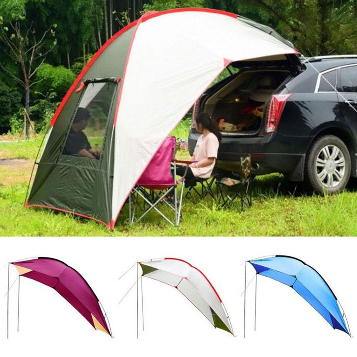 차박 트렁크 그늘막 원터치 차양 캠핑 타프 자동차 야외