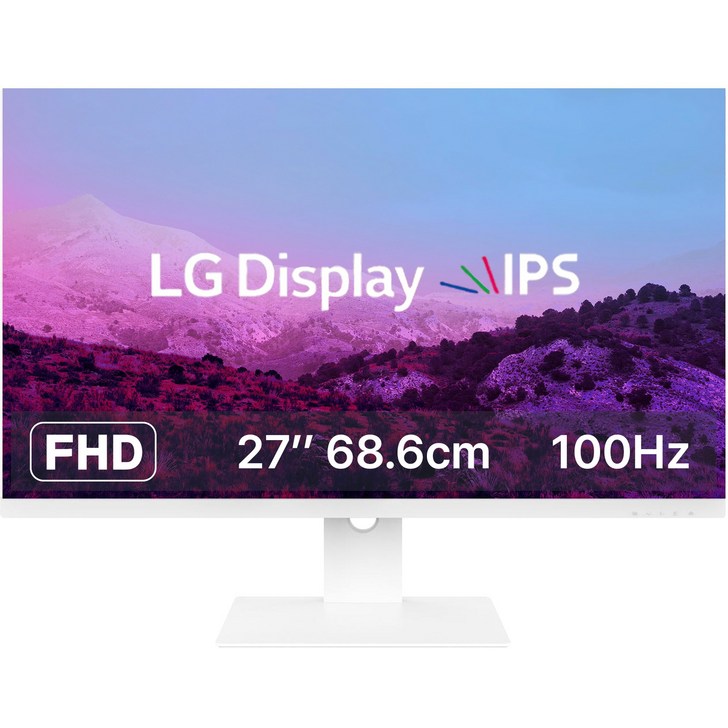 클라인즈 제스타 LG IPS사용 27인치 모니터 100Hz C타입 Dex지원 화이트, KXM2700FH75 화이트, 69cm
