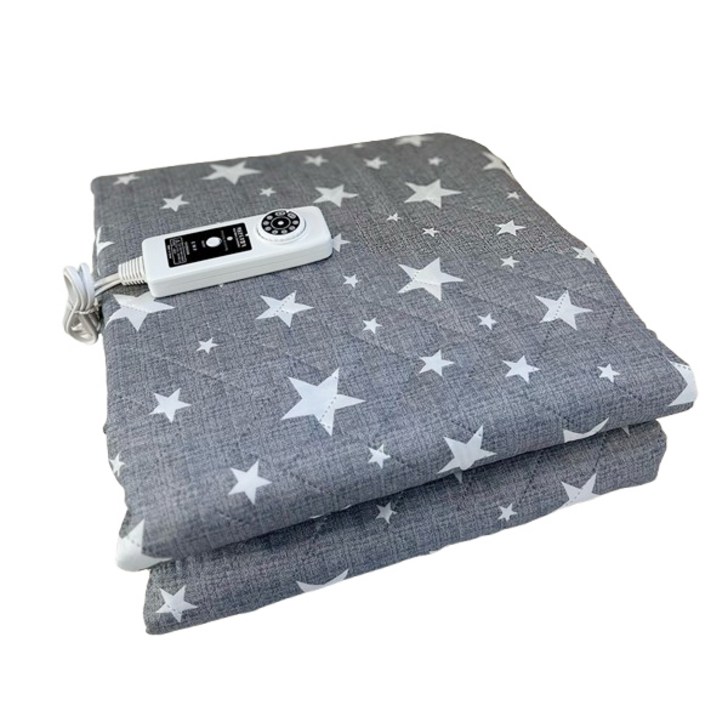 국내생산 한일 전자파없는 탄소 전기매트 190W 전기요 온열 15시간 자동꺼짐, 싱글 별 180X100cm