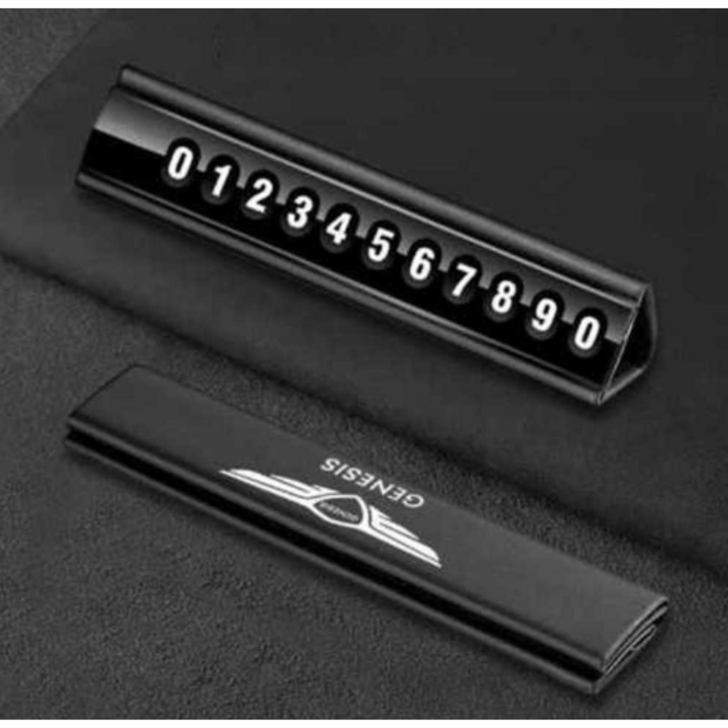 당일출고 제네시스 주차번호판 논슬립 고급형 G70 G80 G90 GV60 GV70 GV80