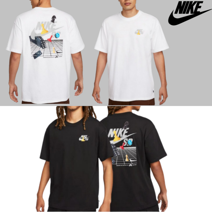 당일발송 나이키 NIKE 남성 여성 오버핏 그래픽 SB 로고 스케이트 반팔 티셔츠 반팔티