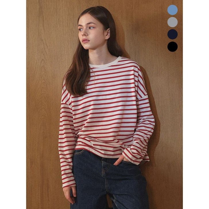 르샵 캐쥬얼 단가라 티셔츠 DP1LW012A