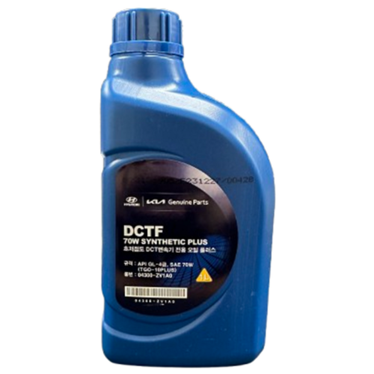 현대모비스 순정 초저점도 DCT변속기 전용 오일 플러스 DCTF 70W SYNTHETIC PLUS 04300ZV1A0