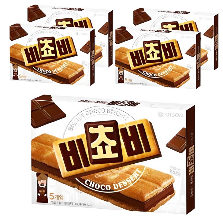 오리온 비쵸비 비스켓 5p
