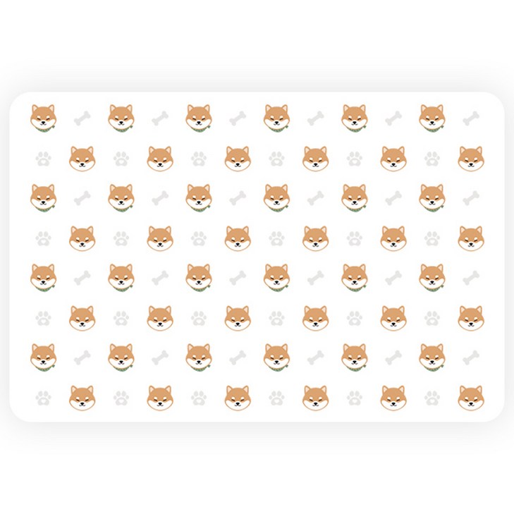 펫코노미 강아지 빨아쓰는 시바견 배변매트