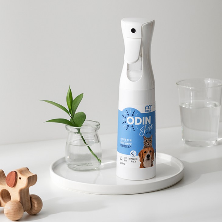(미국 아마존 판매 1위 동일성분) 휴매니존 오딘펫 300ml 강아지 고양이 탈취제 소변 오줌 배변냄새 제거