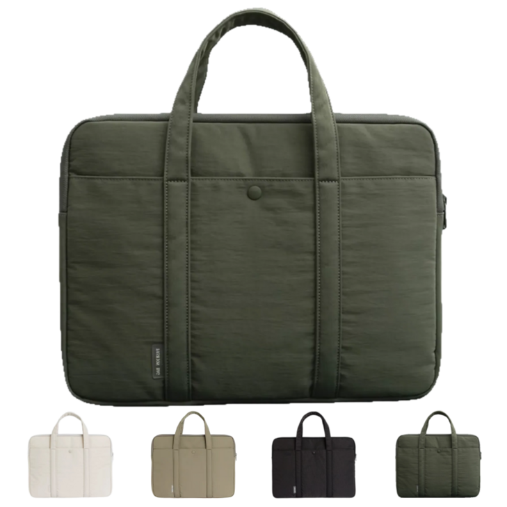 베르모어 가벼운 심플 노트북 가방, 카키