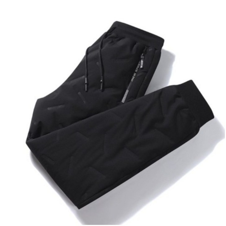 춘게엘 M7XL 빅사이즈 겨울 남녀공용 기모 패딩 바지 시보리 r012