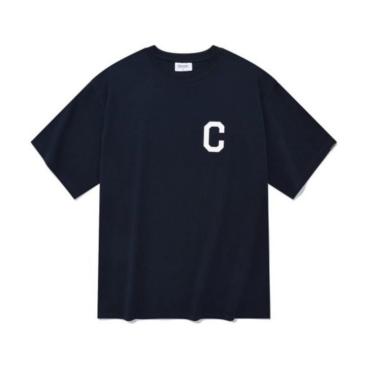 국내매장판 커버낫 반팔 티셔츠 C 로고 네이비 107166