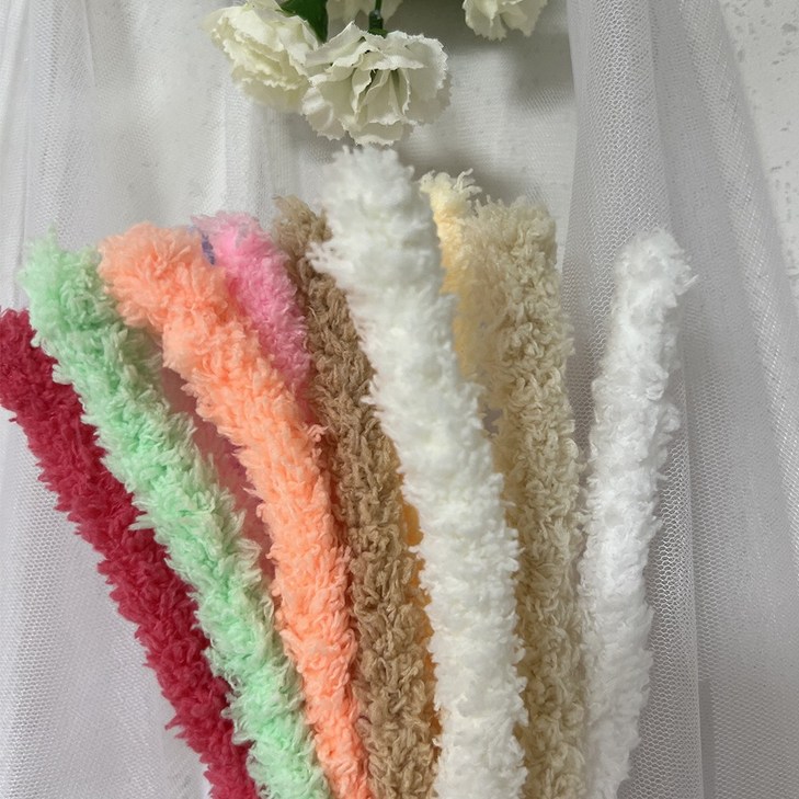 15mm 모루인형 공예용 모루 인형 털 철사  키링 만들기 재료 diy