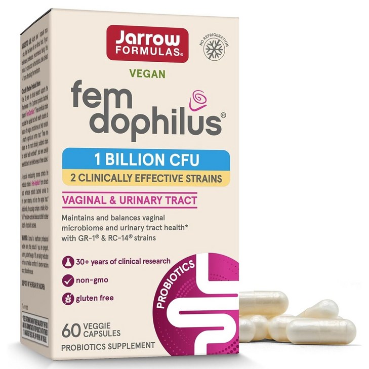 재로우 우먼 펨도필러스 유산균 10억 베지테리안 캡슐