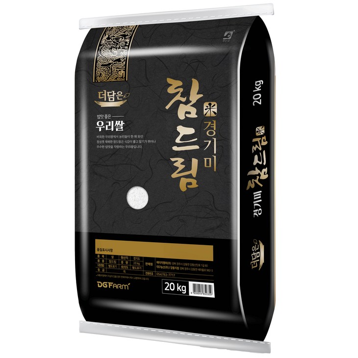 더담은 경기미 참드림 쌀 특등급, 20kg, 1개 더담은 경기미 참드림 쌀 특등급, 20kg, 1개