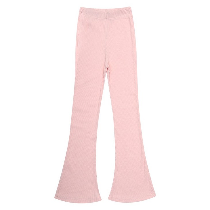 라라온 여성용 면 스판 부츠컷 골지 긴바지 TSP1806