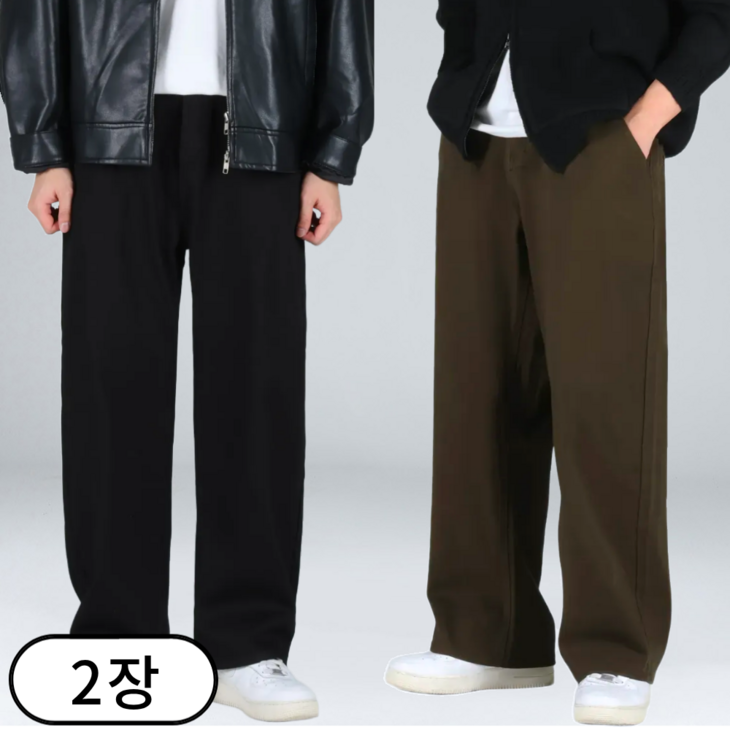 11 남자 빅사이즈 뒷밴딩 와이드 코튼 밴딩 팬츠 67032