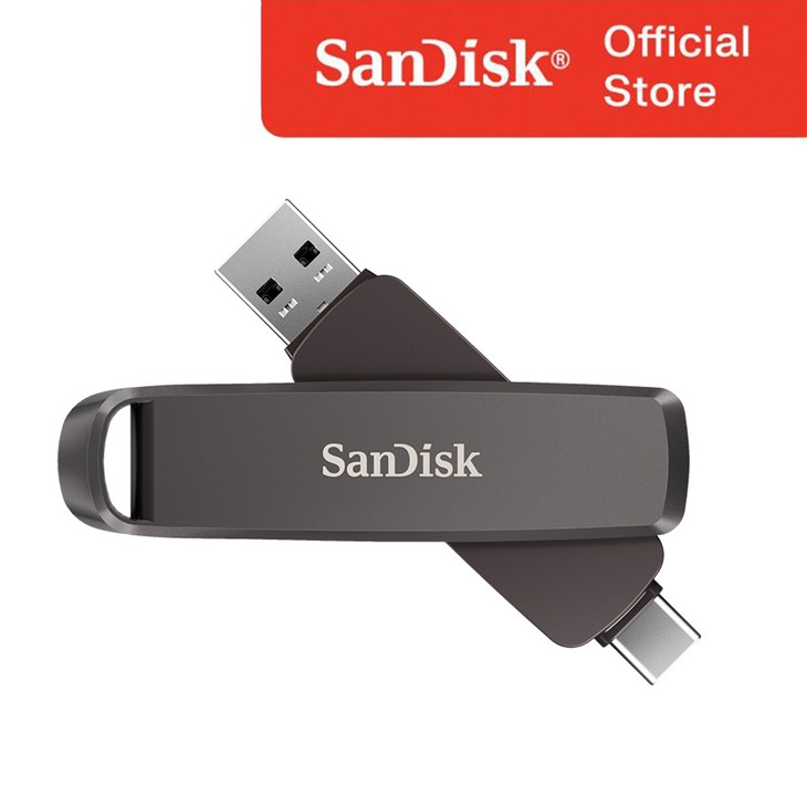 샌디스크 외장SSD 익스트림프로 C타입 OTG USB 3.2 Gen2 DDE1 고성능 대용량 메모리, Black, 1TB