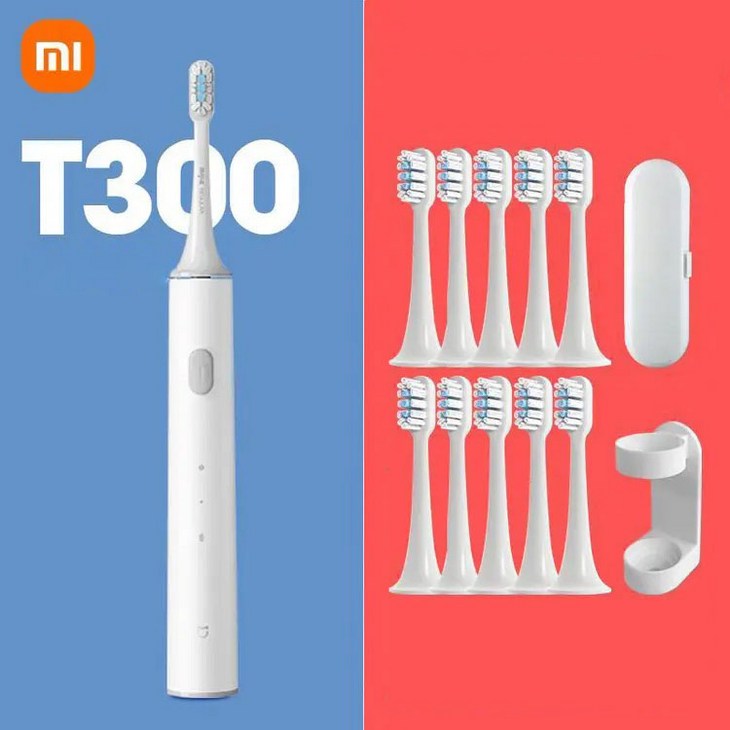 블루파인 샤오미 미지아 T300 음파 전동칫솔 풀세트구성 MES602