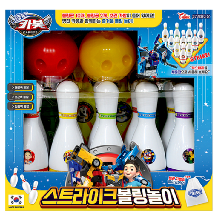 헬로카봇 볼링놀이 세트, 1개 헬로카봇 볼링놀이 세트, 1개