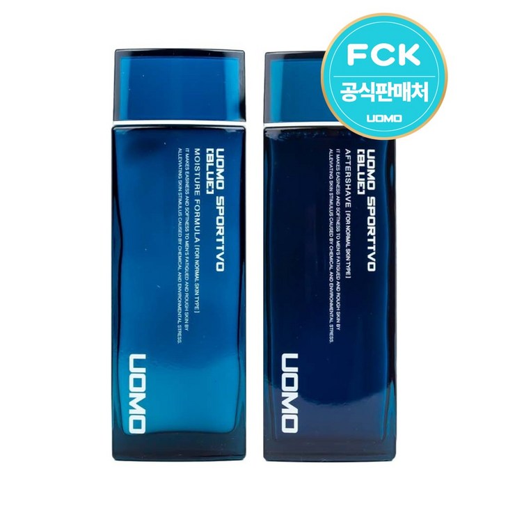 휠라 워모 스포르티보 블루 스킨1개로션1개 남자 기초화장품 최신상품 당일출고, 2개, 150ml