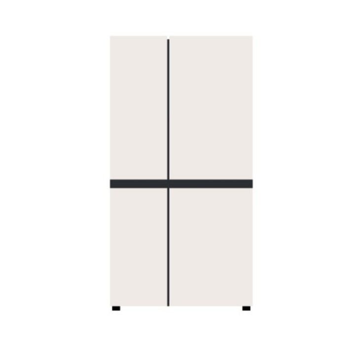 2도어 832L S834MEE30E 베이지 1등급 사다리차지원 엘지물류직배송