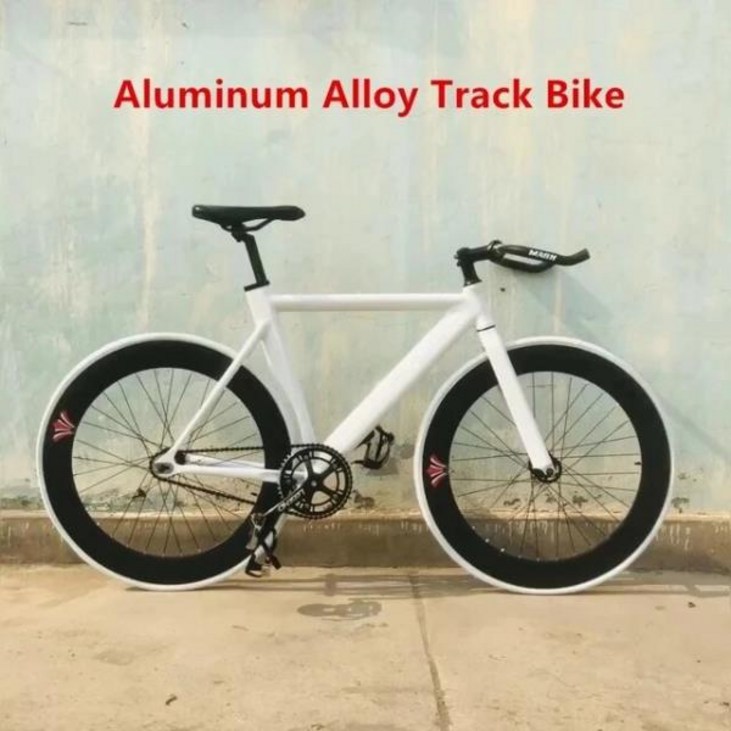 픽시자전거 자전거픽시 하이브리드자전거 입문용픽시 700C 52cm 트랙 자전거 프레임, 근육 알루미늄 합금