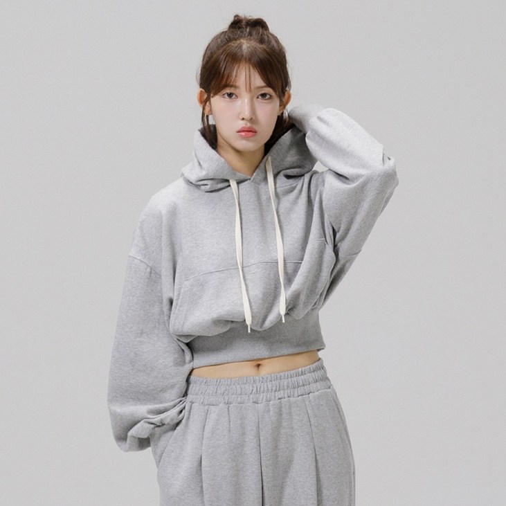 기모 특양면 그랜피니 여성용 오버핏 프리미엄 무지 크롭 후디 기모 특양면 그랜피니 여성용 오버핏 프리미엄 무지 크롭 후디