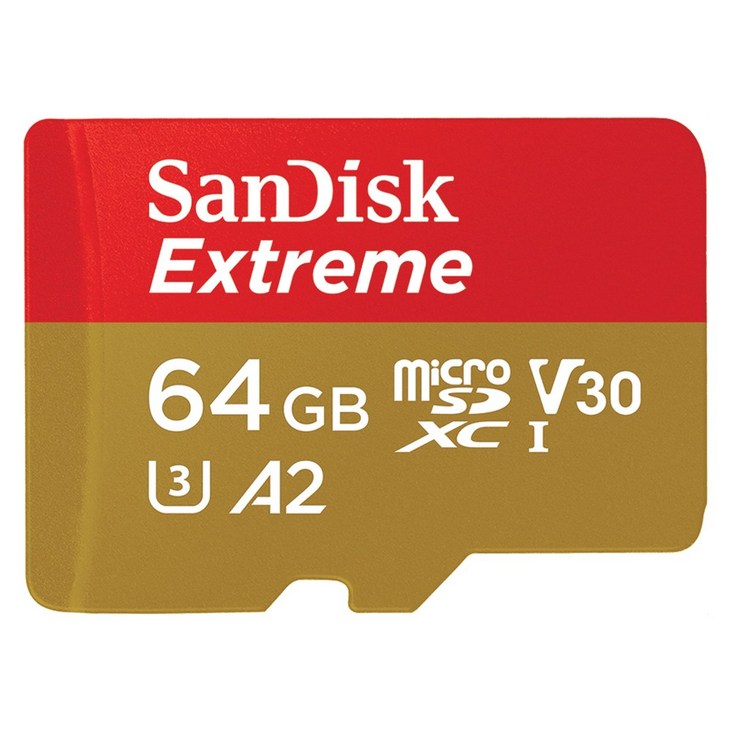 샌디스크 익스트림 마이크로 SD 카드, 64GB