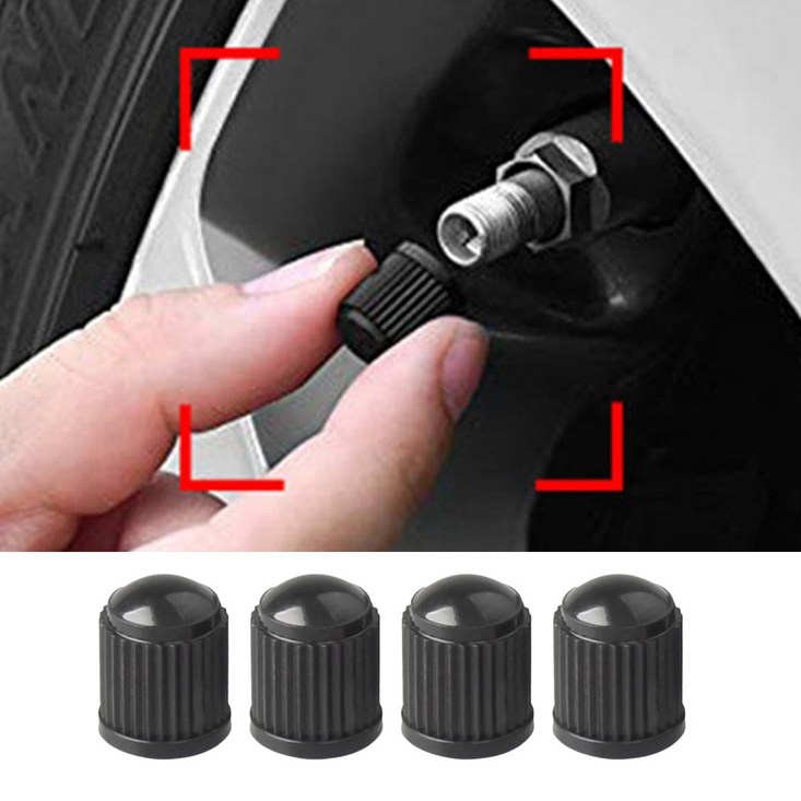 자동차 타이어 공기 밸브 캡 뚜껑 무시캡 밸브캡 4P 무료배송