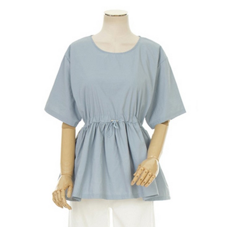 페이지플린 바스락 스트링 페플럼 블라우스 S5BBL015A