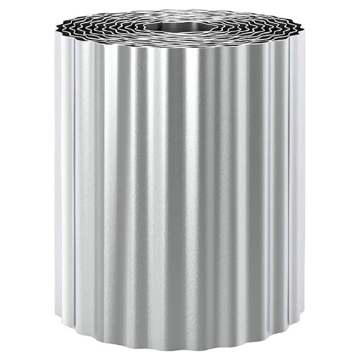 21세기트랜드 그린가드 튼튼 화단분리 철재 잔디엣지 15cm x 600cm x 0.25mm, 실버