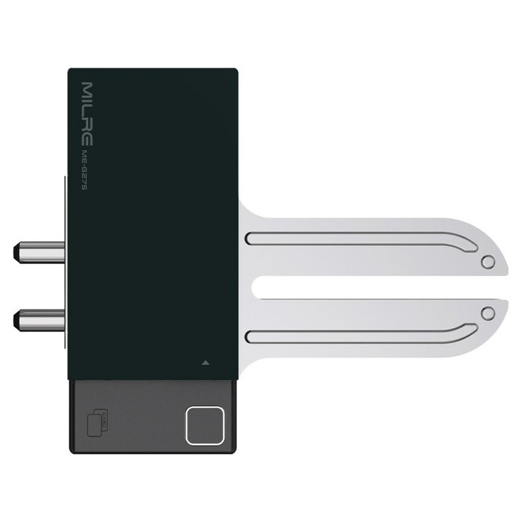 밀레시스텍 지문인식  비밀번호  카드키 유리문 도어락 MEG27F